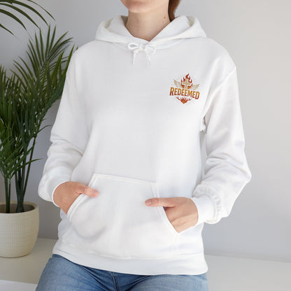 Christian Hoodie - Redeemed Unisex Fashion Sweatshirt for Faith Lovers